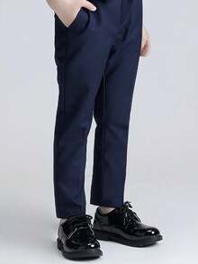 Spodnie dla chłopców w jednolitym kolorze, wygodne, codzienne, odpowiednie do noszenia na co dzień, do szkoły, na imprezy, na wakacje i na prezenty