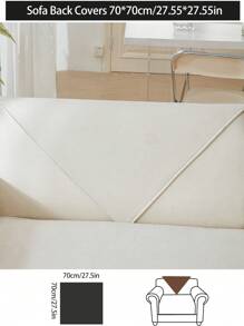 1 Stück Sofapolster für alle Jahreszeiten, moderner minimalistischer Chenille rutschfester, verschüttungssicherer Sofasitzbezug, Sofaüberzug, staubdicht, schmutzabweisend, waschbar, haustierfreundlicher Schutzbezug, verstellbare Passform für Schlafzimmer, Büro, Wohnzimmer, L-förmiges Sofa