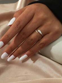 1pc 925 Sterling Silver Simple Single Head Teardrop Adjustable Toe Ring For Women Fine Ladies Jewelery Gift Women's Daily Wear