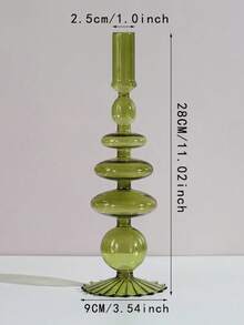 创意简约玻璃烛台和花瓶手工、艺术品、家居/餐桌装饰，适用于干花 - 彩色 - 查看 19
