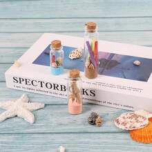 Botellas de pócima con tapones de corcho, pequeños frascos de vidrio DIY, minijars de vidrio transparentes con tapas de corcho, botellas de corcho para exhibición, manualidades, decoración y suministros para fiestas - Multicolor - Ver 4