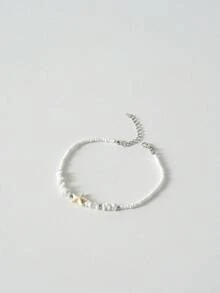 Tropiscape 1 chiếc Lắc chân đính đá trắng hình sao biển trang trí cho kỳ nghỉ dành cho nữ khi đi biển, du lịch, mùa thu, Giáng sinh, Giáng sinh, quà tặng Giáng sinh mùa đông - Nhiều màu - Xem 4