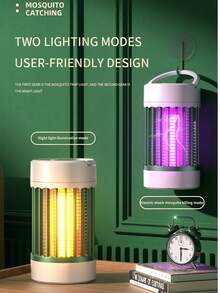 Lámpara mata mosquitos de color aleatorio, trampa eléctrica para moscas, trampa para mosquitos alimentada por USB, adecuada para diversos escenarios, protege el entorno de vida - Multicolor - Ver 2