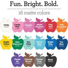 Apple Barrel, Vibrant Spectrum Collection Acrylic Craft Paint, PROMOABIII, 2 Fl Oz Each, 16 Assorted Matte Colors, 16 Count - 1 - Visa 3