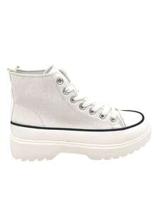Women's Canvas Shoes, Minimalist And Practical Multifunctional - White - View 3