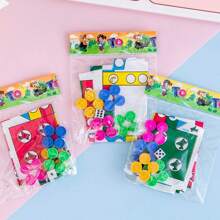 10pcs Mini Flight Chess Game Toy, Interactive Game Board For Activity, Holiday/Birthday Gift