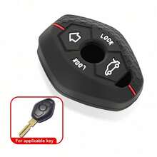 硅胶汽车钥匙套钥匙扣支架钥匙包适用于宝马 E46 E53 X5 X3 E83 X3 E39 系列 7.5 3 330i 配件