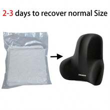 1 件装腰部支撑垫套装，适用于办公椅，记忆泡沫靠背，柔软涤纶套，舒适的浮雕设计，适合家庭和办公室使用，可手洗礼物生日毕业椅垫座垫家居装饰返校房间装饰学校用品椅枕垫游戏椅 - 彩色 - 查看 4