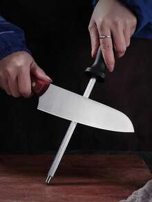 1pc Knife Sharpener, Modern Multi-Functional Kitchen Knife And Scissors Knife Sharpener Tools, - Multicolor - View 3