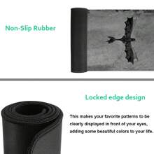 Dragon Flight Desk Pad Dark Cool Design Large Mouse Pad 35.4x15.7 Inch Desk Accessories Rubber Base Mousepad Stitched Edge Non-Slip Keyboard Pad For Office Home Computer As Gifts For Men Women Friends Back To School Gaming Mouse Pad