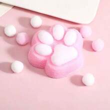 缓解压力玩具 Taba 猫爪，4 件挤压玩具爪子，可爱的感官玩具，手工制作的柔软硅胶粘性玩具，弹性压力和放松玩具，弹性猫爪 - 彩色 - 查看 12