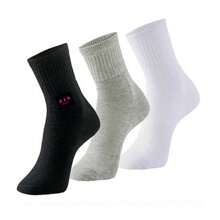 Kit 12 Pares Meias Cano Longo Alto Médio Algodão Unissex 212BIJU
