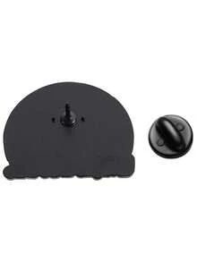 QIHOO 1 件不锈钢时尚联盟评级可爱小猫，适合男女在假期佩戴 - 黑與白 - 查看 6