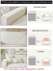 1 Stück Sofapolster für alle Jahreszeiten, moderner minimalistischer Chenille rutschfester, verschüttungssicherer Sofasitzbezug, Sofaüberzug, staubdicht, schmutzabweisend, waschbar, haustierfreundlicher Schutzbezug, verstellbare Passform für Schlafzimmer, Büro, Wohnzimmer, L-förmiges Sofa