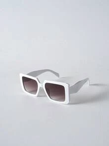 Tropiscape 1pc Women Polygonal Fashionable Party Fashion Glasses Suitable For Beach Outdoor Photography Shades Beach Accessories Beach Accessories For Women Glasses Shades Basics Fall Winter Women Outfits Clothes Business Casual Gifts Winter Gifts Cottagecore,SummerOutfit - Multicolor - View 6