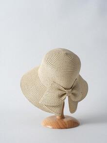 Tropiscape 1顶女士草帽，带蝴蝶结和宽帽檐，适合春夏海滩郊游，户外新款时尚防晒帽，营造度假氛围，放松身心，适合海滩、秋季、圣诞节、冬季等场合，是圣诞节礼物的理想之选。 - 多色 - 查看 10