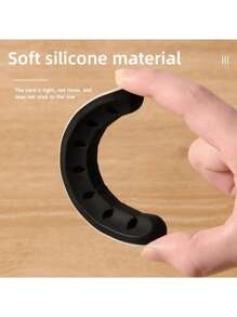 1 pieza Clip de gestión de cables con múltiples ranuras, organizador de cables de escritorio de silicona, soporte adhesivo para gestión de cables de escritorio - Adecuado para sistema de gestión de cables de escritorio, hogar, oficina y automóvil - Accesorio de estante de cables de mesita de noche