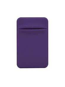 1 pieza Soporte universal de tarjetas para teléfono con pegatina, aplicable a varios modelos de teléfonos para almacenar tarjetas como tarjetas de autobús, tarjetas bancarias, tarjetas de identificación o monedas para evitar la pérdida de tarjetas