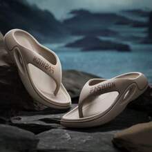 Herren bequeme EVA Sandalen - atmungsaktiv, weiche Sohle Strandpantoffeln mit Fußgewölbeunterstützung, rutschfeste EVA Lässig Flip-Flops, weiche Sohlen-Slides, geeignet für alle Jahreszeiten