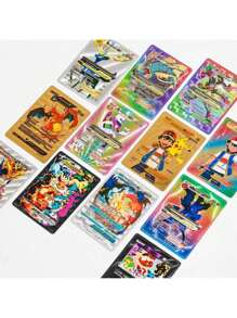 10 PCS Random Blind Bag Gold Foil Cards Packs Vmax V EX GX Rare Golden Cards TCG Gold Foil Game Trading Card For Fans/Collectors Gifts (No-Repeated)