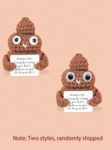 钩针编织向日葵装饰物（带贺卡），有趣的装饰件，带有向日葵/树懒/乌龟/胡萝卜/兔子图案，送给朋友的创意礼物，派对装饰，节日礼物，毛绒玩具，节日，树懒毛绒动物，办公室装饰，可爱毛绒玩具，钩针编织动物 - 可愛系列 - 查看 9