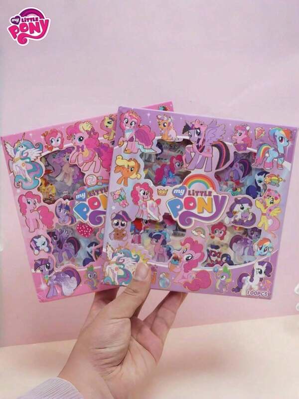 MY LITTLE PONY 1 قطعة ملصقات حساب يدوي كرتونية جميلة بتصميم القلب لفتاة من الإنستغرام ، صندوق هدايا مثالي للجامعات والمكاتب ، هدايا مثالية للشباب في مناسبات عيد الميلاد والعودة إلى المدرسة ، مناسبة لحفلات عيد الميلاد وهدايا الأصدقاء والهدايا التذكارية والزخرفة وديكور المنزل وحفلات الزفاف الصيفية وإكسسوارات المدرسة وديكور الغرف