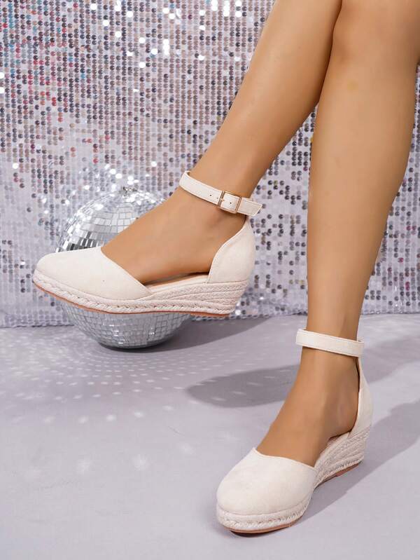Women's Fashionable Casual & Holiday Woven Platform Wedge Sandals
