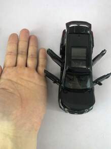 1pc Simulation Zinc Alloy Die-Cast Offroad SUV Car Model, 5.78inch Length X 2.55inch Width X 1.96inch Height, Realistic Exterior Alloy Toy Car With Openable Doors & Hood, Movable Tires, Detailed Interior, Lights & Sound Effects, Suitable As Collection/Gift For Boys/Kids