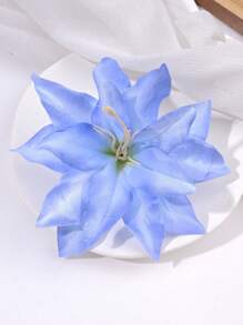 1pc Tropical Style Faux Flower Hair Clip, Suitable For Travel Photo Shoot And Outfit Accessory Claw Clips Hair Claws Hair Barrettes
