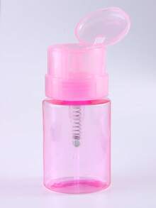 100ml Nail Polish Remover Pump Dispenser Push Down Pump Dispenser Bottle Empty Lockable Nail Polish Remover Pump Dispensers Liquid Pumping Dispenser Bottles For Alcohol,Makeup Remover