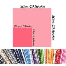 Set de 7 piezas de parches de tela estampada de algodón, incluye piezas de tela precortadas para acolchado, costura y manualidades de patchwork DIY - Morado - Ver 5