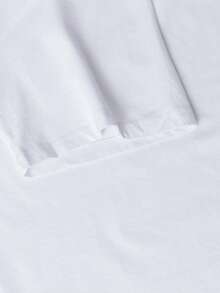New Spring/Summer Women's Arrivals: Spring/Summer T-Shirts, Spring/Summer Women's Apparel, Printed T-Shirts, Printed Tops, Cotton Tops, High-Quality T-Shirts, Retro Style, Preppy Style, Cute Style, Urban Style, Gen Z Style, Millennial Style, Y2K Style, Punk Style, Distressed Style, Minimalist Style, Simple Style, Casual Style, Everyday Style, Vacation Style, Fun Prints - White - View 5