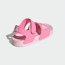 Adidas 女童 ADILETTE SANDAL K 凉鞋 IH3634 - 粉色 - 查看 5