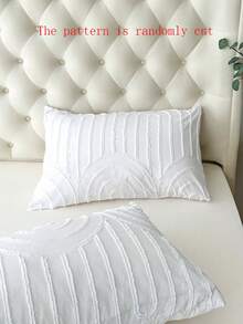 1 Stück Kissenbezug im Bohemien-Stil, leicht & elegant, wolkenartig weiche Textur, ohne Füllung, geeignet für Schlafzimmer & Gästezimmer Dekoration - Weiss - Übersicht 8