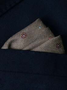 Men Suit 4 Pcs Blazer Jacket Vest Pants Kerchief Shawl Collar Single Breasted One Button For Party Dinner Banquet Wedding Groomsmen Formal Attire - Burgundy - View 3