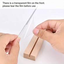 1pc Square Acrylic 2D Flat Decor Plaque With Wooden Base, Suitable As Decorative Plaque Or Statue For Coworkers, Therapists, Teachers, Great Gift For Human Sunshine, Social Workers, Women, To Appreciate Women, Graduation