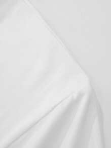 T-shirt da uomo a maniche corte con collo tondo, colore unito, adatta per uso casual all'aperto in estate