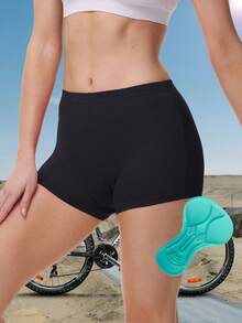 Women Cycling Underwear 3D Padded Cycling Shorts Bicycle Underwear Road Bike Shorts - Black - View 2