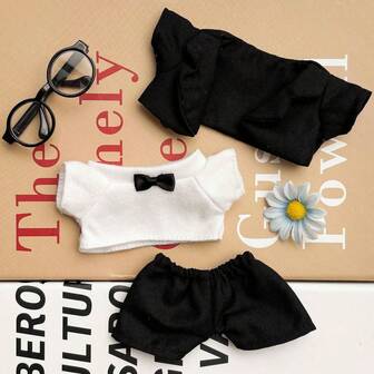 LALAFANFAN 4 件套 15 厘米/17 厘米时尚娃娃服装套装，Have A Seat 娃娃服装及配饰，原创娃娃服装，收藏家毕业礼物