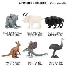 6/18 Simulated Mini Grassland Reptile Model Children's Cognitive Education Toys, Cake Top Decoration, Christmas And Halloween Holiday Gifts - Multicolor - View 11