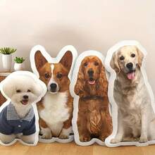 A Personalized Custom Pet Pillow And Pet Toy - A Plush Fabric Cushion With A Photo Of Your Dog Or Cat, The Perfect Birthday Gift For Your Girlfriend Or Boyfriend, Thanksgiving, Halloween, And Christmas, The Perfect Holiday Gift,Multi-Functional,Reusable,Ornamental,Exquisite,Stylish,Adorable,Colorful,Cute,Funny,Custom,Personalized,Customized,Unique,Ideal Gifts For Her,Ideal Gifts For Him,For Anniversaries,For Birthdays,Toys & Games,2025 Halloween Accessories,Unique Gift,Perfect For Home Decor,Machine Washable, Digital Printing - Upload Pictures to Customize Pillows - View 9