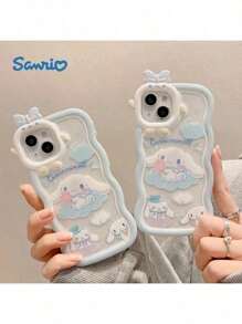 Sanrio Sanrio Cartoon Phone Case Is Compatible With IPhone 15/14/13/12/11/XS/XR/X Plus Pro Max Mini Phone Case TPU Silicone Soft Case Cartoon Cute, Simple, Creative All Inclusive(Camera Through Hole Design, Some Models Are Not Fully Fitted Package) Waterproof Shockproof Anti-Fall Scratch Resistant