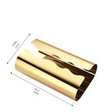 1pc Stainless Steel Elegant Rectangular Tissue Box Holder - Polished Finish, Perfect For Living Room, Bathroom & Dorm Decor School Supplies,Back To School