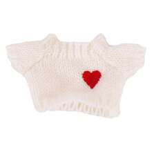 17厘米二代拉布布坐姿派对爱心毛衣+牛仔裤服装吊坠，玩偶服装 - 彩色 - 查看 8