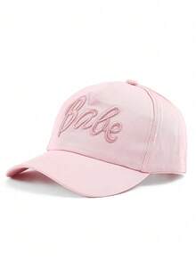 Một chiếc mũ bóng chày thêu bảng chữ cái thời trang cá nhân cổ điển, thích hợp cho các môn thể thao giải trí ngoài trời - A - Xem 22