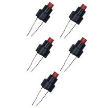 5 interruptores impermeables para lavadora, adecuados para el interruptor impermeable de la lavadora Whirlpool. - Negro - Ver 1