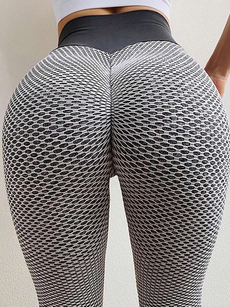FeelinGirl Womens High Waisted Seamless Leggings Workout Leggings For Women Butt Lifting Yoga Pants - 灰色 - 查看 1