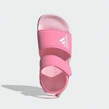 Adidas 女童 ADILETTE SANDAL K 凉鞋 IH3634 - 粉色 - 查看 4