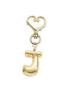 Colgante de letras del alfabeto en forma de burbuja lindas charms - Colgante de cristal de la suerte, letras de amor con cierre dorado de A a Z, colgante de aleación brillante para bolso y mochila - Regalo perfecto para cumpleaños y ocasiones especiales, llavero anillo colgante para bolso mochila coche, accesorios de billetera y bolso para mujeres y niñas - Dorado - Ver 30
