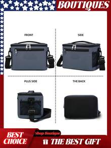 Lunch Box For Men/Women, Small Insulated Lunch Bag, Leak-Proof Soft Cooler Tote Bag, Reusable LunchBox For Work, Travel, Fitness, Picnic With Adjustable Shoulder Strap For Adults, Lunch Box For Women, Lunch Bag, Lunch Bag Women, Lunch Box, Insulated Lunch Bag, Loncheras Para Mujer, Womens Lunch Bags For Work, Insulated Lunch Box, Lunchbox For Woman, Adult Lunch Box, Cooler Bag, Lunchbox, Cute Lunch Bags For Women, Lunch Boxes, Lunch Bags For Women, Lunch Bag For Women, Womens Lunch Box, Lunch Tote Bag For Women, Lunch Box Insulated, Large Lunch Box For Women, Women Lunch Bags For Work, Womens Lunch Bag, Loncheras, Cute Lunch Box, Large Lunch Box, Lunch Bags, Lunch Box Women, Loncheras Para Mujer De Trabajo, Lunch Boxes For Women, Lunch Bag Lunch Box Women, Leakproof Insulated Lunch Cooler Bag For Women, Large Lunch Tote Bags Adults - Gray/New - View 5
